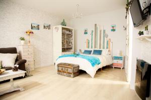Apartamentos Rincón de Cantarranas客房内的一张或多张床位