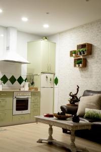 Apartamentos Rincón de Cantarranas的厨房或小厨房