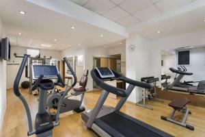 Fitness centrum a/nebo fitness zařízení v ubytování Ramada Hotel & Suites by Wyndham Bucharest North