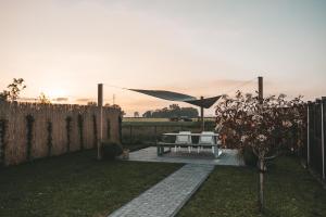 Zahrada ubytování B&B De Terpen