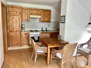 Kuchyň nebo kuchyňský kout v ubytování Ferienwohnung Zweinig02