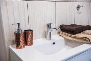 Posteľ alebo postele v izbe v ubytovaní Noclegi u Ewy
