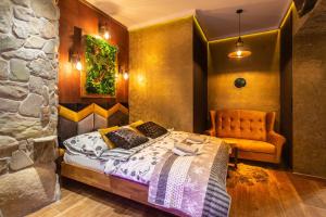 Posteľ alebo postele v izbe v ubytovaní Willa Przy Dolinie Kościeliskiej - Prywatne Jacuzzi & Sauna