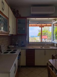 Kuchyň nebo kuchyňský kout v ubytování Casa Lia-Beach Front Villa