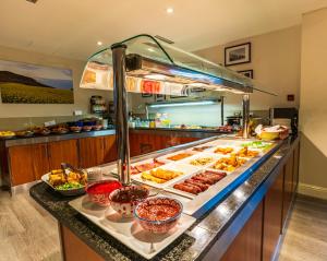 a buffet line with many different types of food at Wilton Hotel Bray in Bray