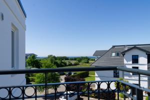 a view from the balcony of a unit in a house at Villa Insel in Börgerende-Rethwisch