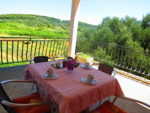 Balkon lub taras w obiekcie Apartment Przina 856-2