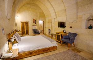TV a/nebo společenská místnost v ubytování Design Cave Hotel