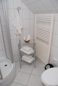 Koupelna v ubytování Hotel Alte Schule