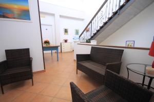 Zona de estar de Solaris Guesthouse