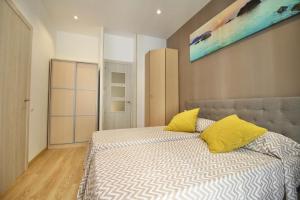Ένα ή περισσότερα κρεβάτια σε δωμάτιο στο Mediterranean Way - Sant Domenec