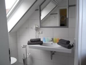 Koupelna v ubytování Appartementhaus Zur Schaabe