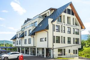 Byggnaden som hotellet ligger i