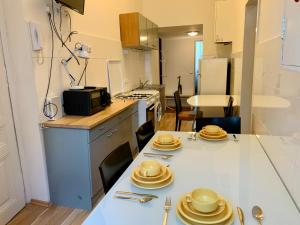 Kuchnia lub aneks kuchenny w obiekcie Raisa Apartments Lerchenfelder Gürtel 30