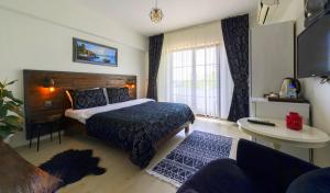Sahra Butik Hotelにあるベッド