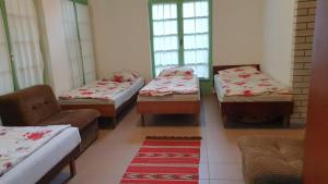 Katil atau katil-katil dalam bilik di Aqua Hostel