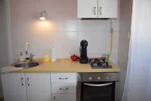 Kuchyňa alebo kuchynka v ubytovaní Malomszeg Apartman 2
