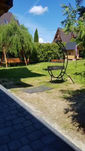 Vonkajšia záhrada v ubytovaní Domki U Hani