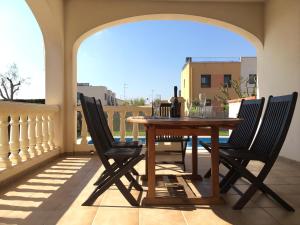 En balkon eller terrasse på Casa Mila