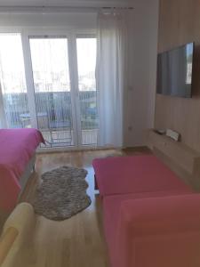 TV a/nebo společenská místnost v ubytování Apartman Krasula Doboj