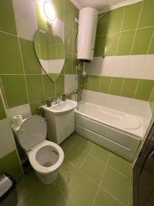 Koupelna v ubytování Apartament Denisa