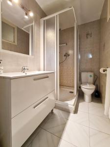 Koupelna v ubytování Apartamento Completo Vistas de Loix