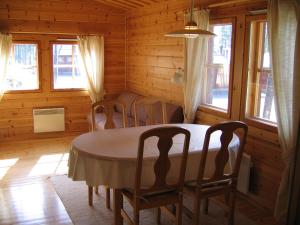 Posezení v ubytování Jeris Lakeside Resort Cabins