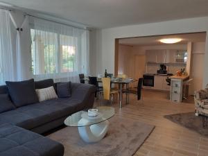 Η κουζίνα ή μικρή κουζίνα στο Apartment Hana with a private Pool