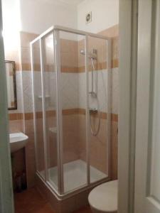 Kúpeľňa v ubytovaní Apartman Ráchegy