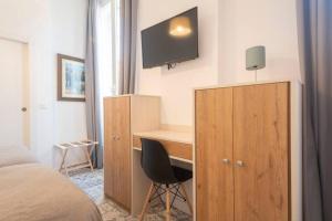 TV a/nebo společenská místnost v ubytování Rosarioseis LOFT MIRADOR DE MORAYMA