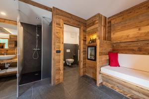 Koupelna v ubytování Hotel Majon Miramonti
