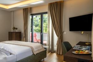 TV a/nebo společenská místnost v ubytování Hotel St.Mauritius