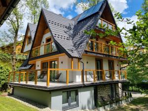 Budova, kde se aparthotel nachází