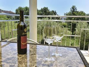 Balkón nebo terasa v ubytování Tomic Apartments
