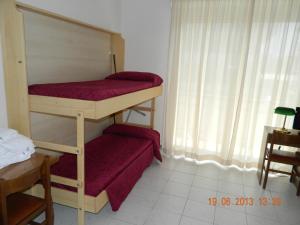 A bed or beds in a room at Hotel Rivamare Only Room Breakfast