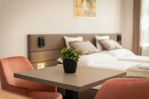 Krevet ili kreveti u jedinici u okviru objekta Végvár Spa Apartman