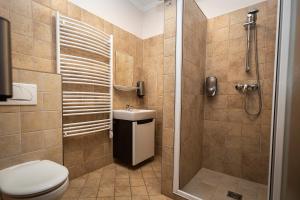 Koupelna v ubytování Végvár Spa Apartman + 37 fotografií