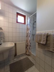 Baðherbergi á Markal Apartman