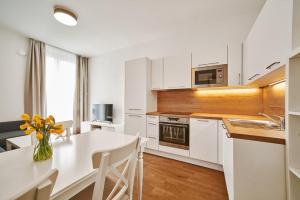 Kuchyň nebo kuchyňský kout v ubytování Dolcevita apartments