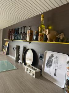 A kitchen or kitchenette at Il Castellaccio