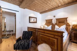 Posteľ alebo postele v izbe v ubytovaní SportRedia Appartements