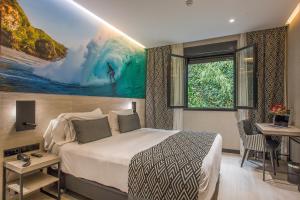 Posteľ alebo postele v izbe v ubytovaní Hotel Brö-Adults Recommended