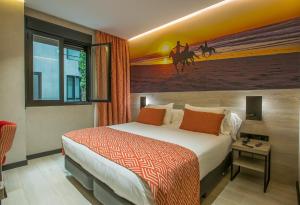 Posteľ alebo postele v izbe v ubytovaní Hotel Brö-Adults Recommended