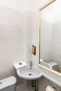 Koupelna v ubytování Hotel Marino
