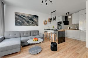 Kuchyňa alebo kuchynka v ubytovaní Apartament Wilcza Gdańsk TriApart