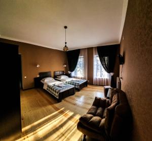 Letto o letti in una camera di Varga Kvareli