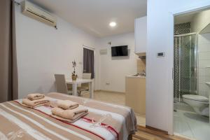 Koupelna v ubytování Apartments Orlic