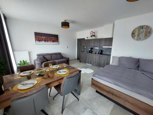 Posezení v ubytování Apartmán Rezidence Javor Železná Ruda