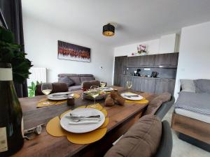 Posezení v ubytování Apartmán Rezidence Javor Železná Ruda