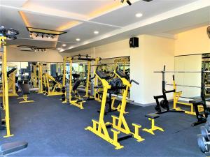 Fitness centrum a/nebo fitness zařízení v ubytování Dee Mansion
